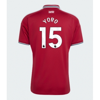 Manchester United Leny Yoro #15 Maglia Gara Casa Repliche 2026-27 Maniche Corte